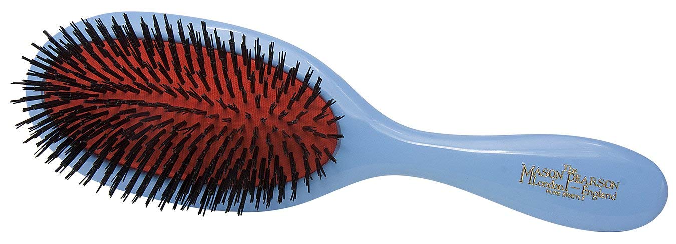 Mason Pearson Handy Bristle ヘアブラシ Amazon.com: Mason Pearson Handy Boar Bristle Hairbrush Blue